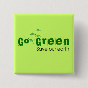 Eco-Friendly   Go Green Button