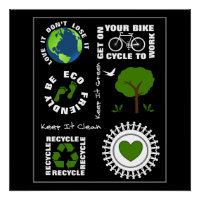 Eco Friendly Go Green Save Planet Earth Themed