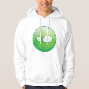 Eco-Friendly Green Footprint Icon Hoodie