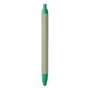 Eco-Friendly Green Pen   Honeycomb Design