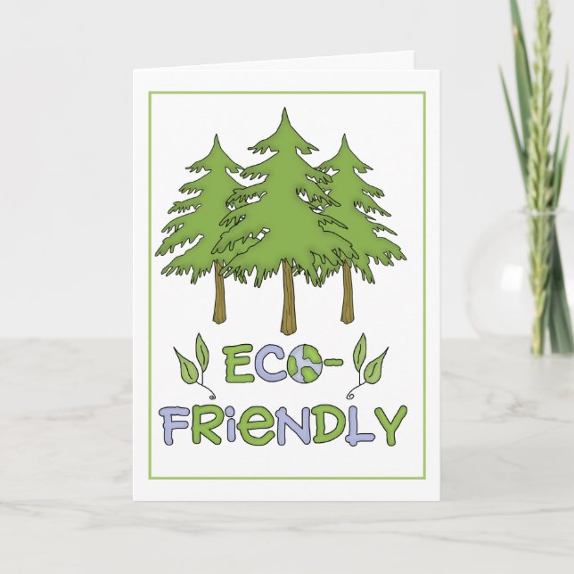 Eco Friendly Greeting Card (Front)