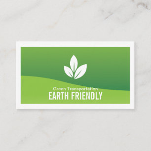 Eco Friendly Leaves Logo Business Card