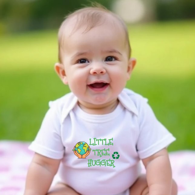 Eco-Friendly - Little Tree Hugger Baby Bodysuit (Creator Uploaded)