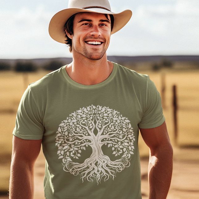 Eco Friendly Organic Tree of Life T-Shirt (Available in a variety of colors and shirt styles.)