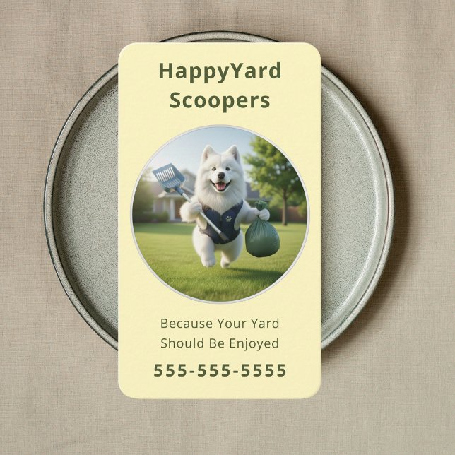 Eco-Friendly Pet Waste Removal Dog Poop Scooper Business Card (Creator Uploaded)