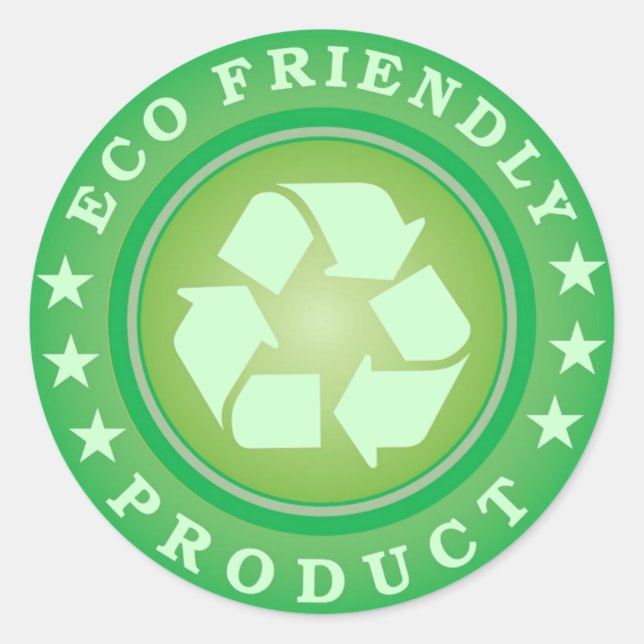 Eco Friendly Product Sticker (Front)