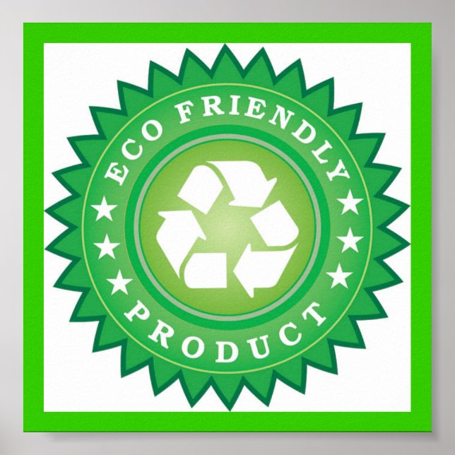 Eco Friendly Product Sticker Poster (Front)