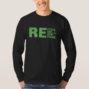 Eco-Friendly Recycle, Reuse, Renew, Re-Think T-Shirt