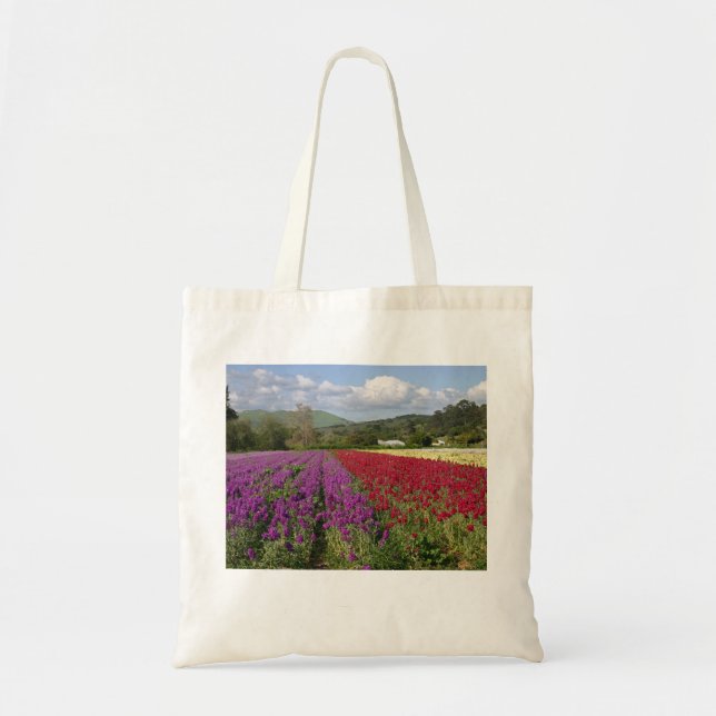 Eco-Friendly Reusable Flower Farm Tote Bag (Front)
