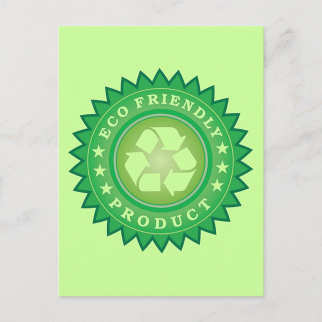Eco Friendly Sticker Postcard (Front)