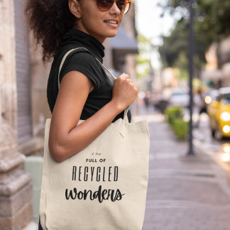 Eco-Friendly Sustainable Recycling Modern Stylish Tote Bag