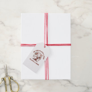 Eco Friendly Tree Day Gift Tags, Nature Lover Pres Tags