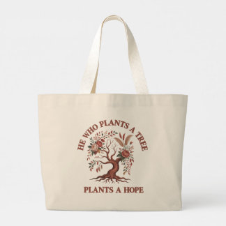 Eco Friendly Tree Day Jumbo Tote Bag