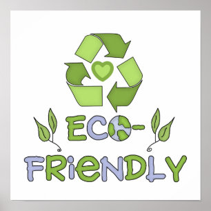 Eco-Friendly Tshirts and Gifts Poster