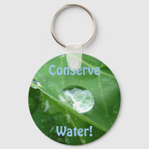ECO FRIENDLY WATER CONSERVATION Gifts & Gear Key Ring