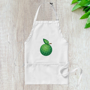 Eco Globe Fruit Green Earth Leaf Sphere  Standard Apron