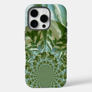 Eco Green Camo Kaleidoscope   Sustainable Vision  iPhone 16 Pro Case