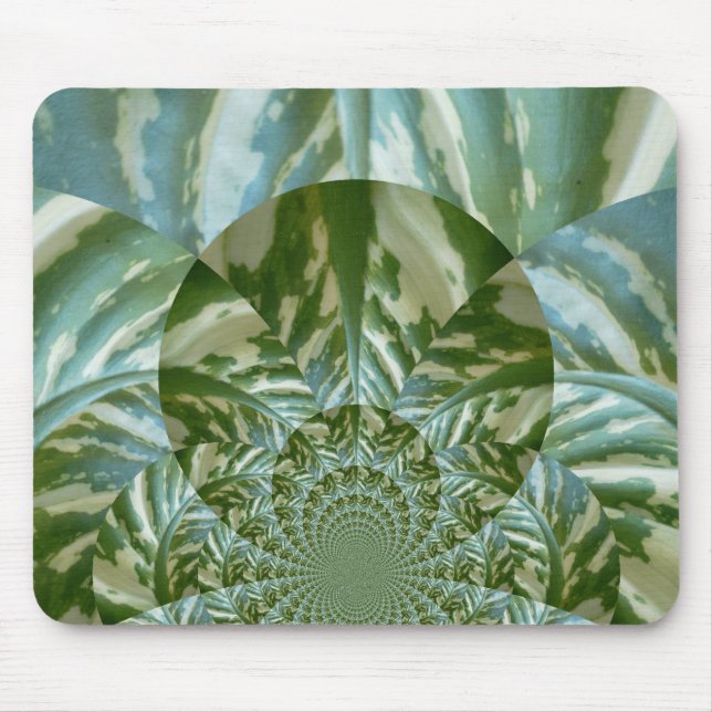 Eco Green Camo Mouse Pad (Front)