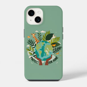 🌍💚 Eco Guardian: Protect Our Home Phone Case 🐘