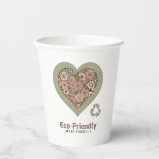 Eco & Heart-Friendly Love Paper Cups