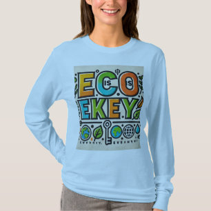 "Eco Is Key," Designed women's T-Shirt