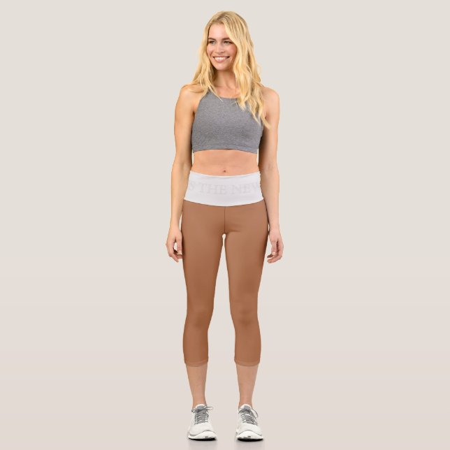 Eco Is The New Chic Capri Leggings (Front)