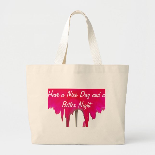 Eco Red Hakuna Matata Gift Customise Product Bag (Front)