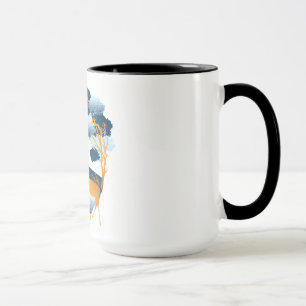 Eco Serenity: Tree-Themed Cup Design
