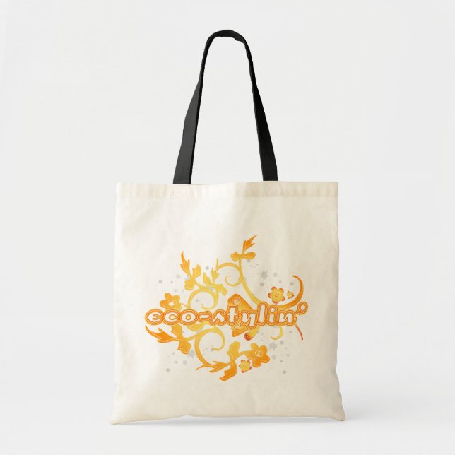 Eco-stylin' Canvas Shopping Bag (Front)