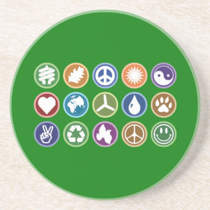 Eco Symbols Coaster