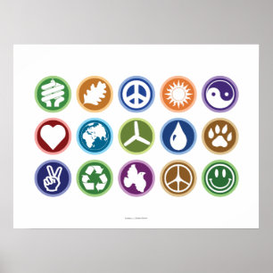 Eco Symbols Poster