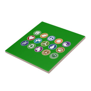 Eco Symbols Tile