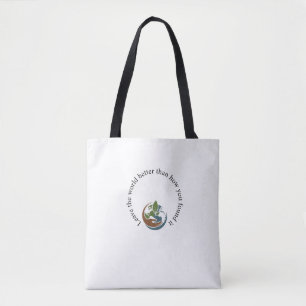 Eco Tote Bag – “Leave the World Better Than How Yo