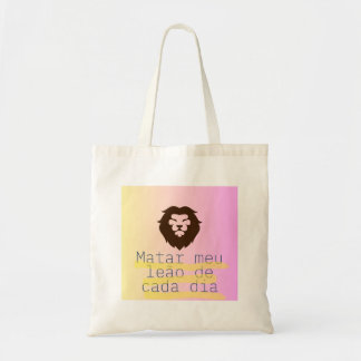 Ecobag one lion a day tote bag