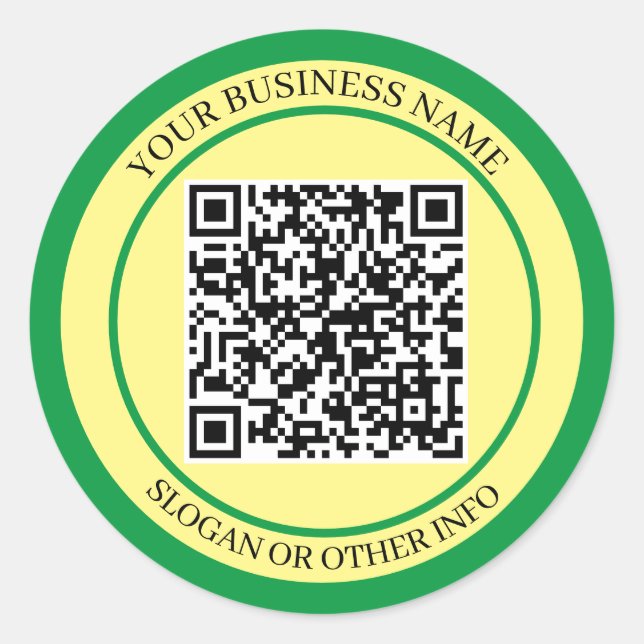 EcoBoost Business: QR Code Sticker (Front)
