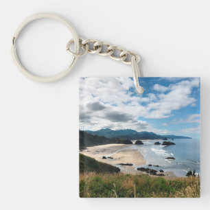Ecola State Beach, OR Key Ring