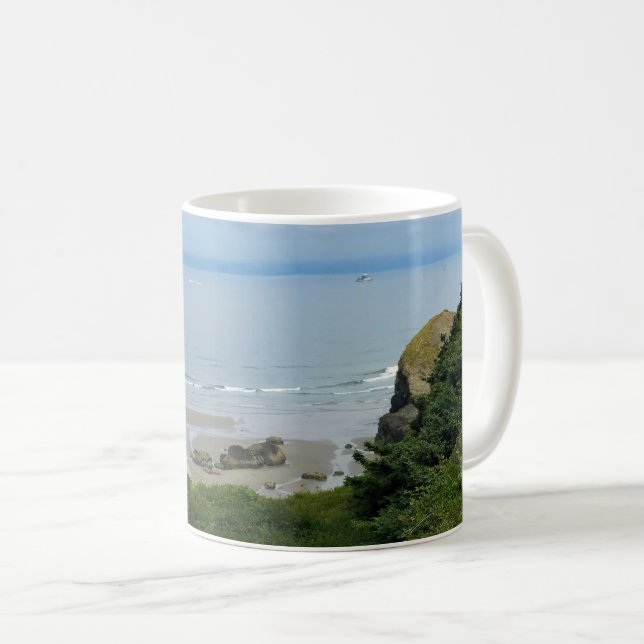 Ecola State Park, Cannon Beach, Oregon Coffee Mug (Front Right)