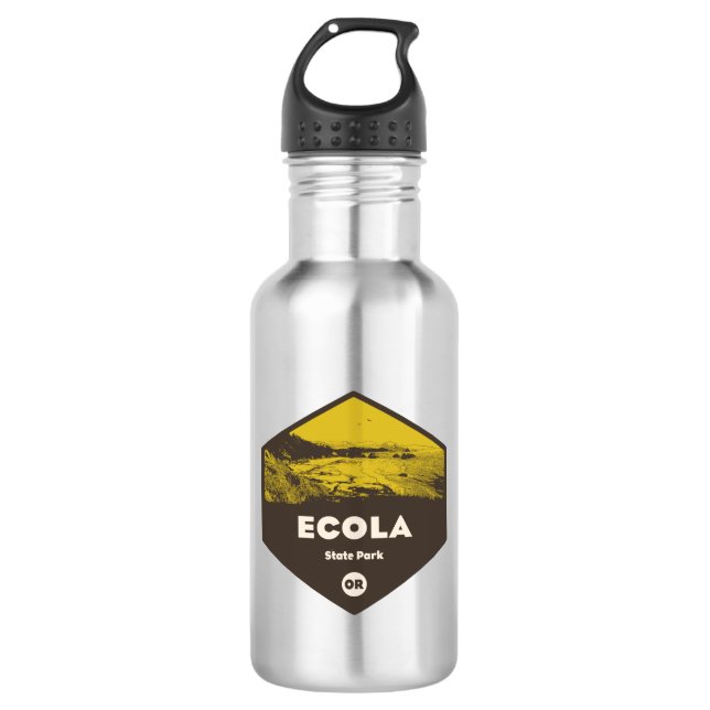 Ecola State Park Oregon 532 Ml Water Bottle (Front)