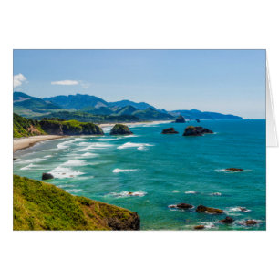 Ecola State Park, Oregon. Panorama of Crescent