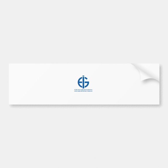 Ecolint Logo Bumper Sticker (Front)