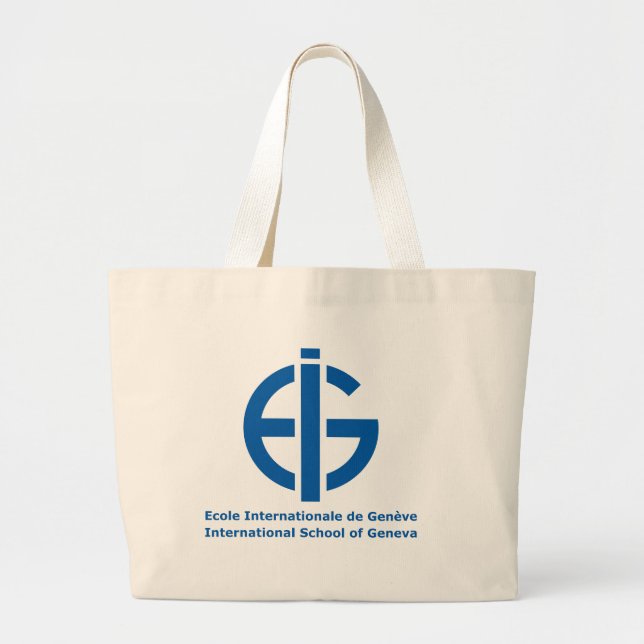 Ecolint Logo Large Tote Bag (Front)