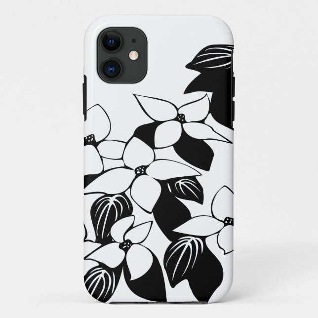 Ecological floral flowers leaf Case-Mate iPhone case (Back)