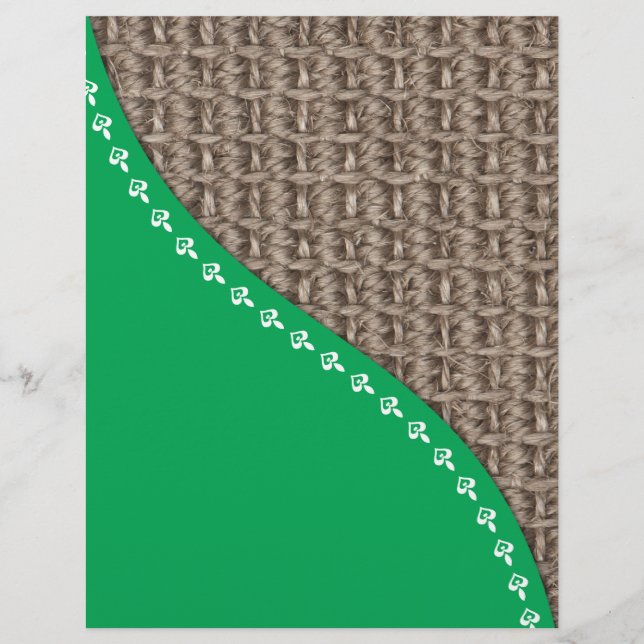 Ecological friendly design flyer (Front)