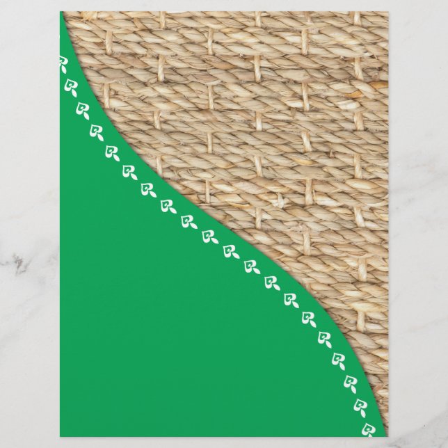 Ecological friendly design flyer (Front)