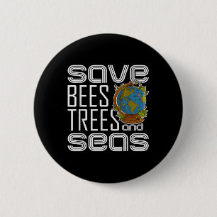 Ecologist Environmental Protection Animals Plants 6 Cm Round Badge