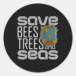 Ecologist Environmental Protection Animals Plants Classic Round Sticker