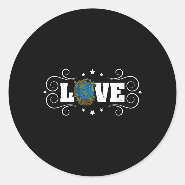 Ecologist Environmental Protection Animals Plants  Classic Round Sticker (Front)