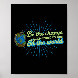 Ecologist Environmental Protection Animals Plants Poster
