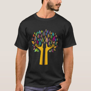 Ecology And Environmental T-Shirt Tree And Yoga