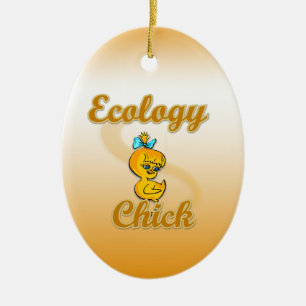 Ecology Chick Ceramic Tree Decoration